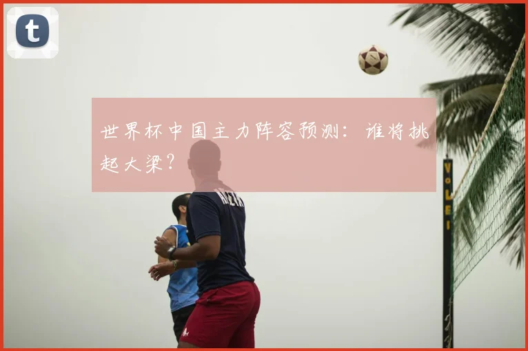 世界杯中国主力阵容预测：谁将挑起大梁？